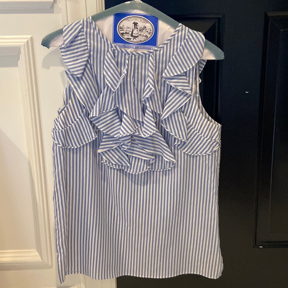 Tibi Sleeveless Ruffle Top size 0